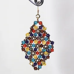 Hook pierces - Gold filled 14K - Earrings Rhombus Xochitl - Hook pierces - Gold filled 14K - Gold filled 14K